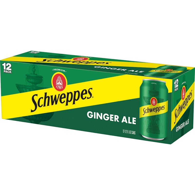 Schweppes Ginger Ale Soda - 12pk/12 fl oz Cans, 5 of 8