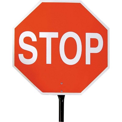 Bon Tool 14-985 Traffic Paddle - Stop/Slow 18-inch - 6-inch Handle