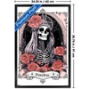 Trends International Tabz Jones - Skull and Roses Tarot High Priestess Framed Wall Poster Prints - 3 of 4
