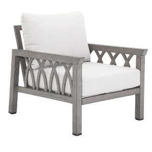 Anybear Aluminum 28.96x33.69x28.76in Single Armchair Gray - 1 of 2