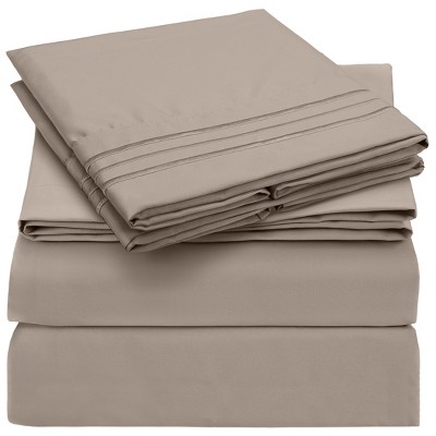4 Piece Microfiber Sheet Set - Mellanni