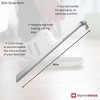 Alpine Swiss Heavy Duty Stainless Steel Shoe Horn Long Handle 20” or 16” Shoe Helper - 2 of 4