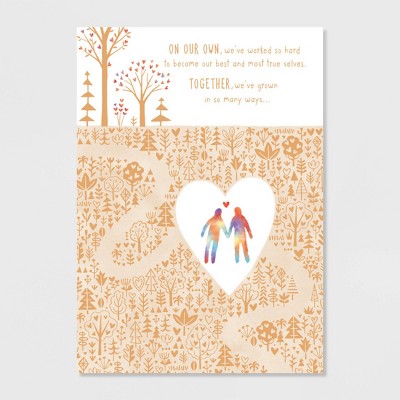 Together We've Grown Valentine's Day Greeting Card