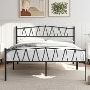 VECELO Metal Platform Bed Frame with Headboard and Footboard | Queen Full Twin Size Bed Frame with Storage | Heavy Duty Bed Frame No Box Spring Needed - 3 of 4