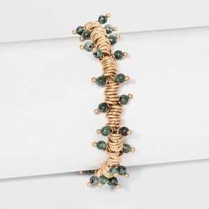 Semi Jade Bracelet - Universal Thread Gold, Women