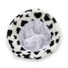 Anna-Kaci Plush Heart Pattern Bucket Hat Soft Texture Cozy Winter Style - 2 of 3