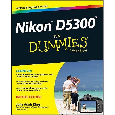 Nikon D3400 For Dummies - (for Dummies (lifestyle)) By Julie Adair King  (counterpack, Empty) : Target