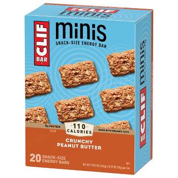CLIF Bar Crunchy Peanut Butter Energy Bar Minis - 20ct