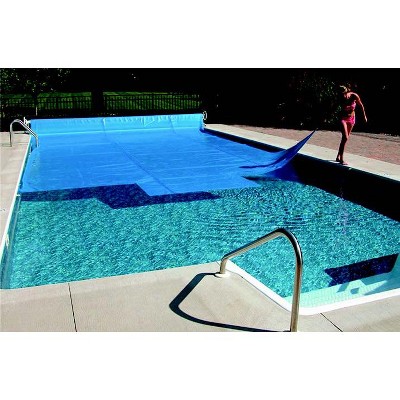Swimming Pool Solar Heating Cover Blanket Protective Cover 193 x 38'' Black 