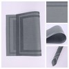 REGALWOVEN Kitchen Dining Table Decor Washable Heat Resistant Wipeable Vinyl Placemats 8 Pcs - 2 of 4