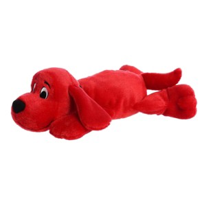 Aurora Medium Laying Clifford Playful Stuffed Animal Red 11" - 1 of 4