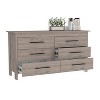 NicBex 6 Drawer Dresser for Bedroom,Modern Style Drawers with Black Pulls,,Dressers for Kids Room,Living Room,Entry and Hallway - 4 of 4