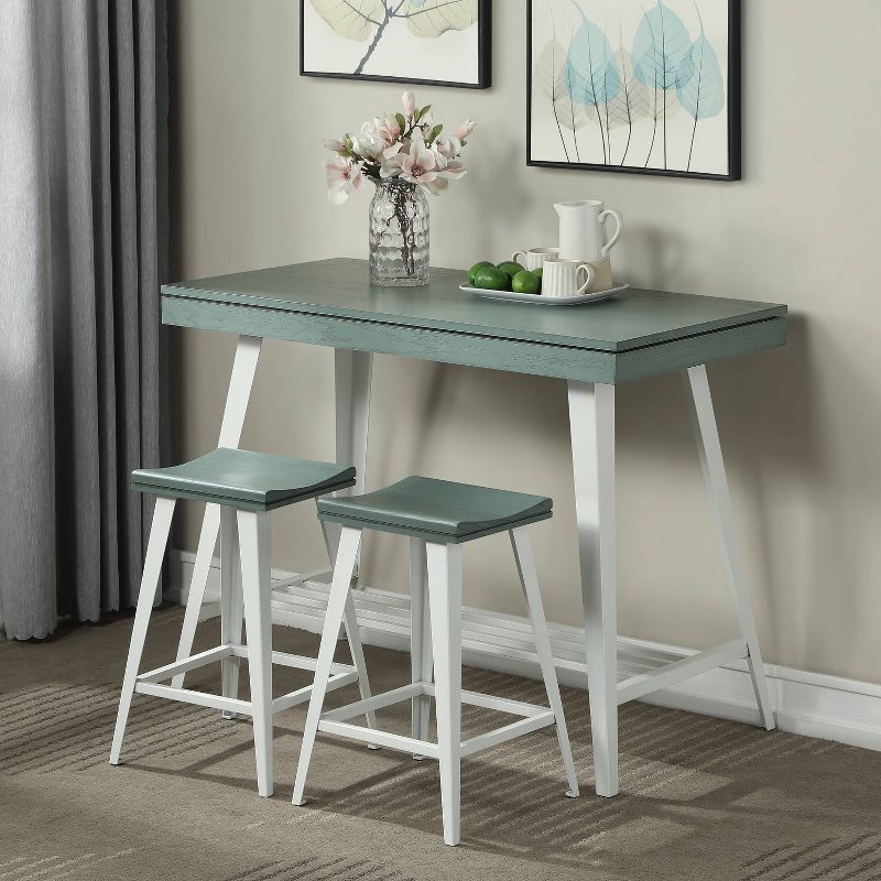 3pc Mycina Counter Height Table Set - HOMES: Inside + Out, 3 of 7