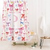 Deny Designs April Lane Art Bows Monogram Shower Curtain - 2 of 3