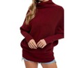 Women's Slouch Neck Dolman Sweater - BluIvy - 3 of 4