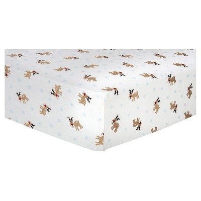 flannel crib sheet