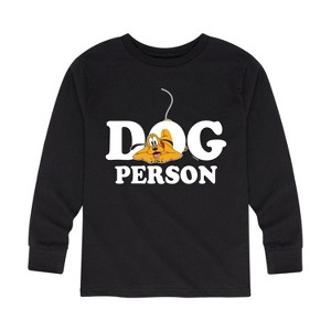 Boys' - Disney - Dog Person Long Sleeve Graphic T-Shirt - 1 of 4
