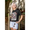 Betty Boop Christmas Santa Photo Womens Graphic T Shirt Tees Brisco Brands - 4 of 4