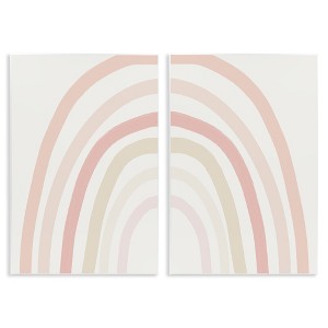 Stupell Industries Children's Soft Pastel Rainbow Shape, 13" x 19" - 1 of 4