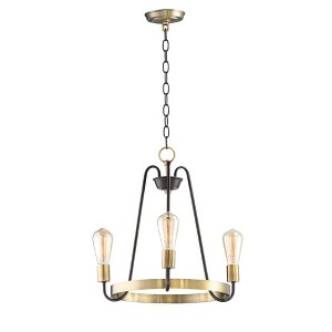 Maxim Lighting Haven 3 - Light Chandelier in  Oil Rubbed Bronze/Antique Brass - 1 of 4