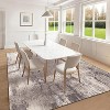Acekool Modern Area Rug, Washable Low Pile Thin Soft Carpet for Living Room Bedroom Office, Easy Care, Non Slip - 2 of 4