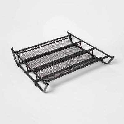 Under Bed Mesh Shoe Rack Gray - Room 