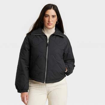 Women's Two Tone Quilt Lined Jacket - Future Collective™ With Reese  Blutstein Green S : Target