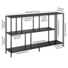 52" Black Bronze Console Table - Henn&Hart - 3 of 4