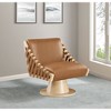 Meridian Furniture,Millwin Vegan Leather Swivel Accent Chair - 2 of 4