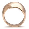Slickblue Minimalist Rose Gold Brass Ring - Single-Tone No-Stone Band, Chic & Versatile Jewelry for Daily Wear, Size 5-10 - 4 of 4