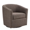 Sapphtopaz Accent Chair Swivel Chair Wood Frame Arm Chair Lounge Chair Modern Living Room Chair Comfy Chair for Living Room - 4 of 4