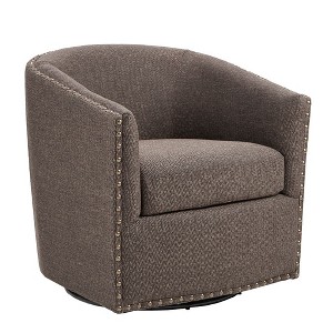 NicBex Swivel Accent Chair,Upholstered Swivel Living Room Chairs with Mid-Height Backrest,Modern Arm Chair,Accent Chairs for Living Room - 1 of 4