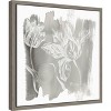 Amanti Art Water Wash I Neutral (Floral) by Sue Schlabach Canvas Wall Art Print Framed 16-in. x 16-in. - 3 of 4