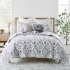 Maeve Neutral Round Velvet Pillow -Levtex Home - 3 of 3