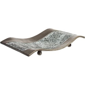 Creative Scents Schonwerk Decorative Centerpiece Dish - Silver - 1 of 4