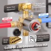 WOWOW Single Handle 1-Spray Tub and Shower Faucet 1.8 GPM with Brass Rough-in. Valve Included in Brushed Nickel - 2 of 4