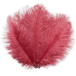 Natural Ostrich Feathers for DIY Home Wedding Party Office Decoration Hot Pink KOLIGHT Set of 5pcs 20~22inch 50~55CM 