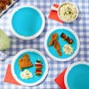 Juvale 20 Count 10" Reusable Plastic Paper Plate Holders, Heavy Duty for Picnic Supplies, White - 4 of 4