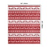 Christmas Flannel Blanket Throw, Red Reindeer Soft Fuzzy Plush Cozy Fleece Blankets - 3 of 4