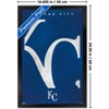 Trends International MLB Kansas City Royals - Logo 25 Framed Wall Poster Prints - 3 of 4