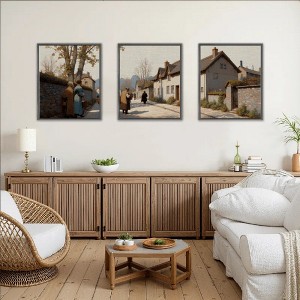 Floral Canvas Wall Art with Strong Artistic and Visual Aesthetics,3 - Pieces - 1 of 4
