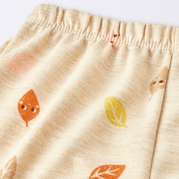 Set de Manga Corta y Pompis para Bebé Hojas de Otoño - Cloud Island™ Avena 4