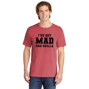 Simply Sage Market Men's Mad Dad Skills Short Sleeve Garment Dyed Tee - 1 of 2