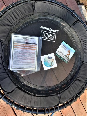 Jumpsport 250 Lightweight Round Fitness Trampoline With A 35.5 Inch Jumping  Surface, 30 Durable Endurolast Elastic Cords, & 12.5 Inch High Frame, Teal  : Target