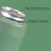 HydroJug Can Cooler - 2-in-1 Insulated Can Cooler Cup 12oz - Stainless Steel, Non-Slip Rubber Base, Screw-Top Lid - 3 of 4