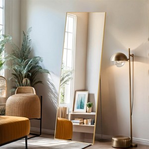 IULULU Wall Mirror, Shatter-Proof, Floor/Hanging, Aluminum Frame - 1 of 4