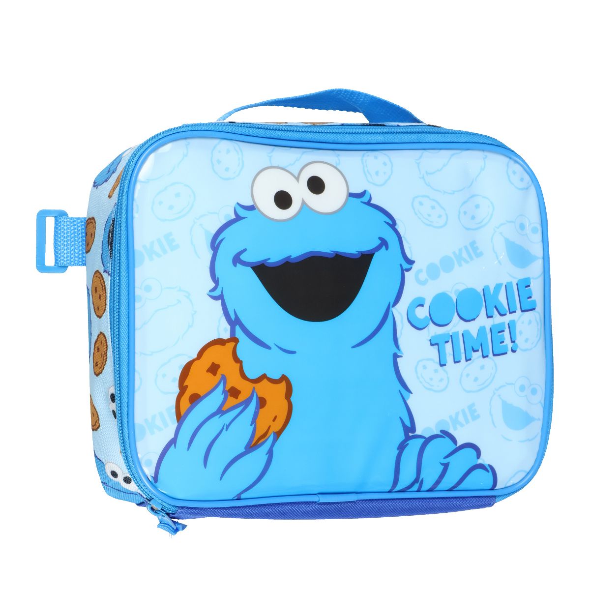 Intimo Sesame Street Backpack 5-Piece Mega Set Cookie Time Daypack with Lunch Box Blue - thumbnail 4