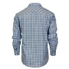 Gioberti Men's Western Plaid Long Sleeve Shirt with Pearl Snap-on - 2 of 3