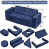 Kids Couch 8PCS Play couch,modular kids play couch for playroom, Playhouse Play Set for Toddlers Babies, Foam Modular Sectional Sofa - 2 of 4