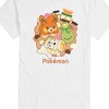 Men's - Pokémon - Fidough Smoliv Pawmi Coffee Café Trio Short Sleeve Graphic T-Shirt - 2 of 4